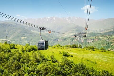 Tatev & Shaki vattenfall guidad grupptur med vinprovning