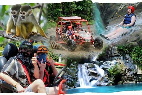 3x1 Monkey Land watervallen & buggy's in Puerto Plata