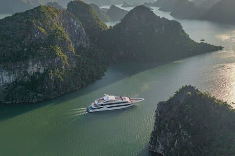Ha Long Bay 5 - Cruzeiro de Dia de Estrela com Limousine de Luxo de Hanoi