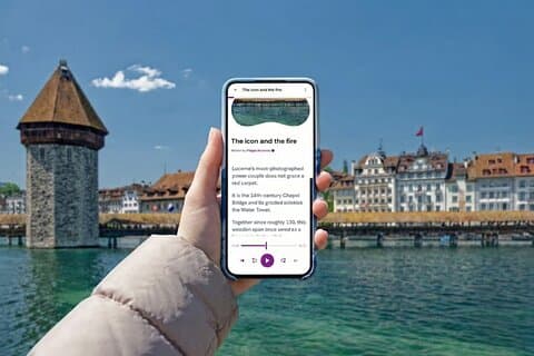 Tour a pie autoguiado por Lucerna con audioguía