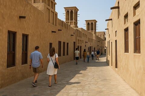 Tour della città di Dubai di mezza giornata con Creek, souk e soste fotografiche iconiche