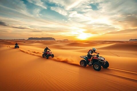 “Vip Mattina Le dune rosse vista Dubai Deserto safari Cammello Ride”