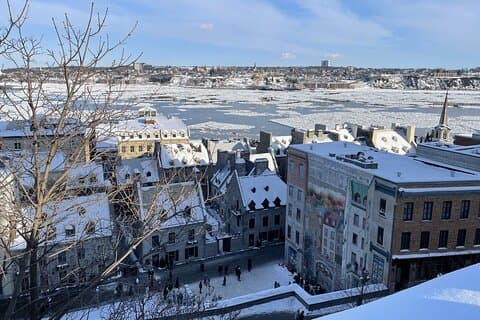 Winterwunder von Old Quebec, Montmorency Falls und île d'Orleans