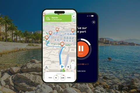 Ajaccio: visita a pie audioguiada de 2,5 horas con 18 comentarios de audio