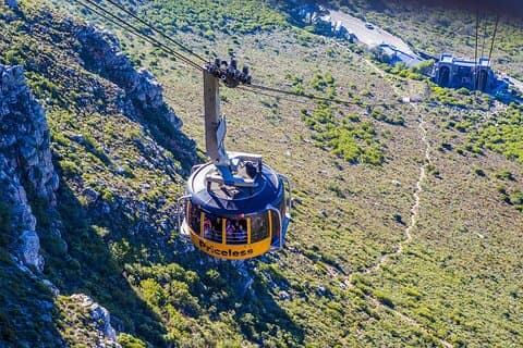Meio dia de experiência de montanha de cabo de mesa com a empresa Gardens