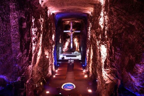 Catedral de Sal de Zipaquirá com entrada e transporte a partir de Bogotá
