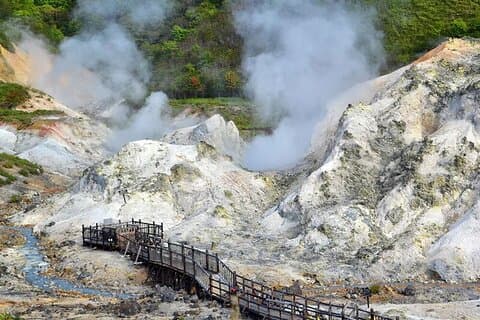 Hokkaido : Toya Noboribetsu-Seetour von Sapporo