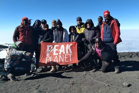 マチャメルートキリマンジャロ登山9日間、ウフル山頂