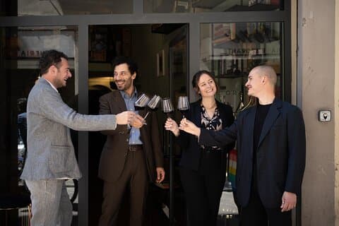 Florence vin og gourmet mat smak med en sommelier