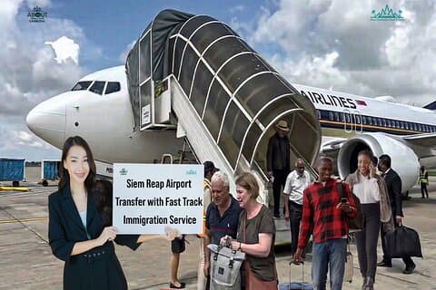 Siem Reap Lufthavn Transfer med Fast Track Immigration Service