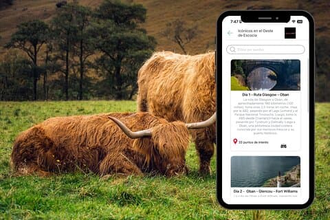 Audioguide til en biltur gennem Skotland