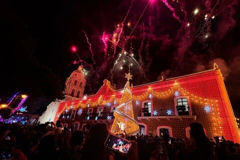 Visite de la ville magique d'Atlixco et de la villa illuminée