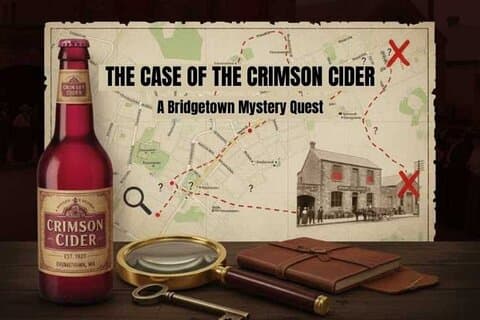 Crimson Cider Mystery Clue Hunt in het historische Bridgetown