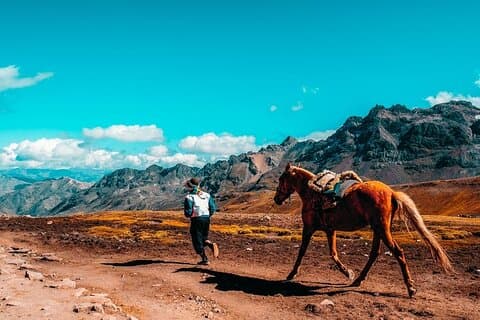 Rainbow Mountain with Horses Only Climb Full Day