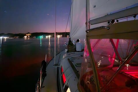 Charleston Moonlight Cruise Aboard Windchaser 50Ft Luxury Yacht