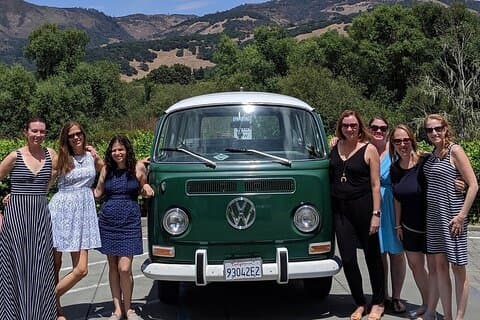 Napa og Sonoma Wine Tour Vintage VW Experience med lunsj