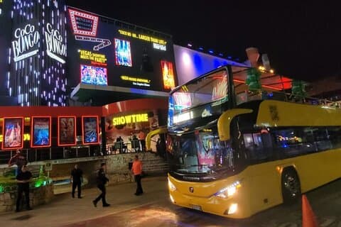 Transfer på Party Bus fra Costa Mujeres til Cancun