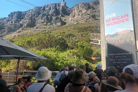 Bilhete de pista rápida da Table Mountain - saltar a linha para o topo