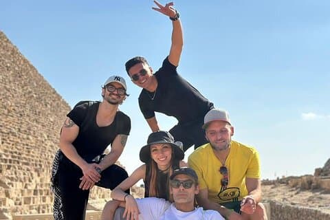 Egypten Tour Giza Pyramider Sfinx lunch avgifter kamel 3: e pyramiden