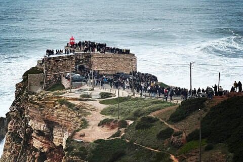 NAZARÉ Big Waves Experience and OBIDOS Private Tour from Porto