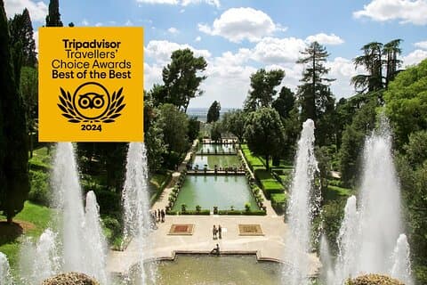 Rome : Privé dagtrip naar Tivoli villa D'Este en Hadrian villa