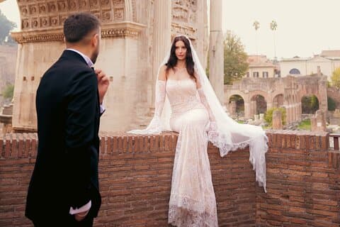 Visite de photographie professionnelle à Rome