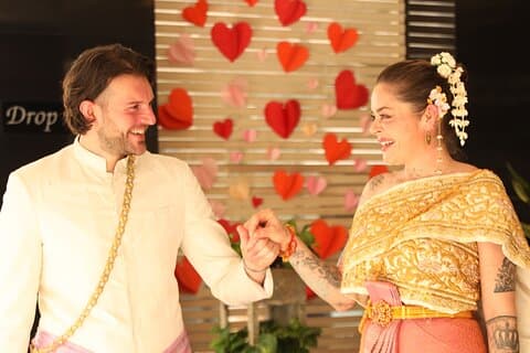 Cérémonie de mariage thaïlandais (Phuket)