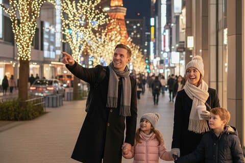 Julemagi i Tokyo! Privat & familievenlig vandretur