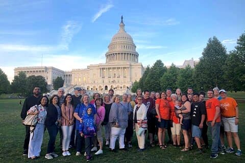 Capitol Hill met US Capitol, National Mall Bus Tour, Boottocht