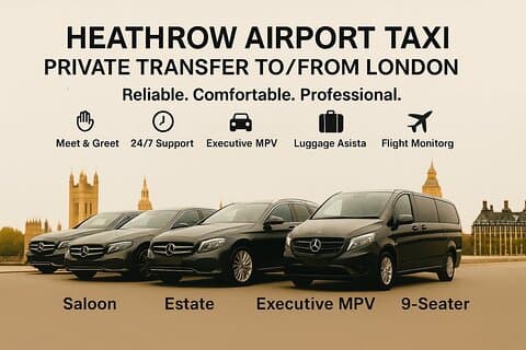 “Get In Transfer” Heathrow Airport to London Private Transfer