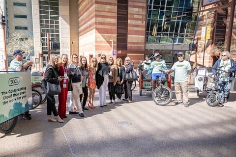 Sip, Spin and Explore Downtown Phoenix Pedicab Tour