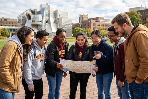 Uma Epic University Scavenger Hunt em Minneapolis