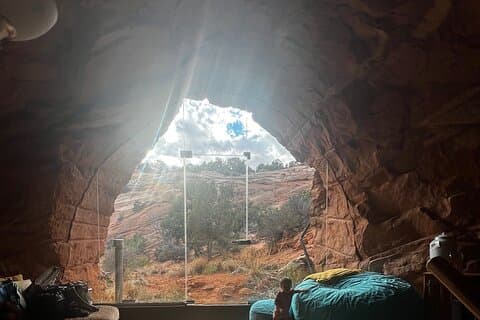 Two night Cave House Stay and Hike in Grand Staircase Escalante