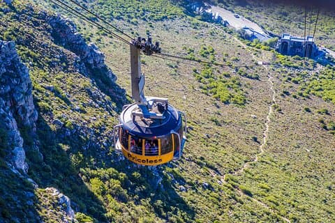 Teleférico y jardines de Kirstenbosch en Ciudad del Cabo