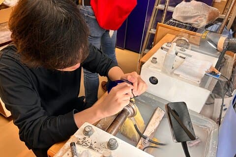 Tokyo 1,5 timmes Edo Kiriko glasskärarverkstad i Sumida