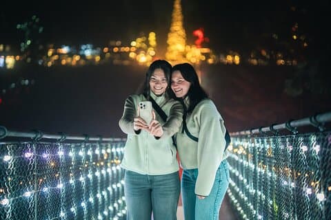 Tour por las luces del cañón del puente colgante de Capilano