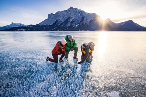 Abraham Lake Ice Bubble Tour - Guida locale!