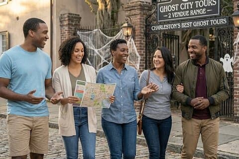 Charleston South Carolina Franse wijk Spookspeurtocht