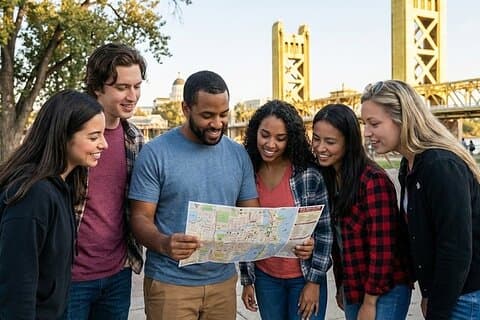 Awesome Scavenger Hunt: Sacramento Gold Rush Riddles