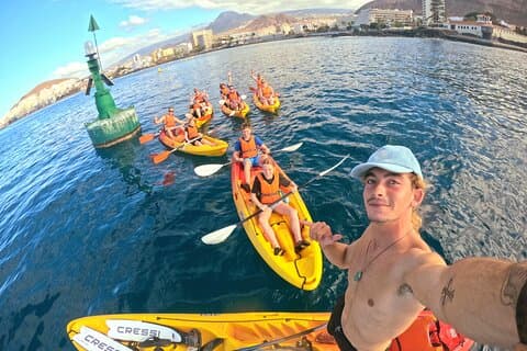 Tenerife: Kayak og snorkeltur i liten gruppe med marine fauna