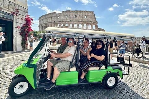 Golf Cart Around Imperial Rome