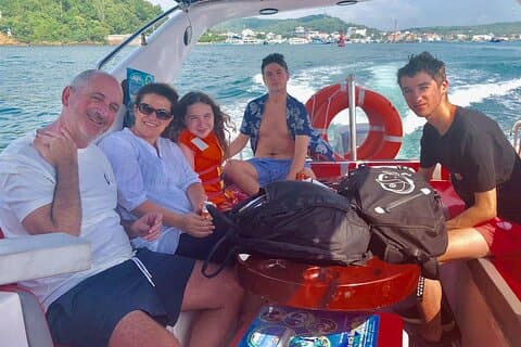Excursão privada de barco de carro de cabo An Thoi Islands