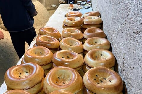Bread making Class In Samarkand with pick up