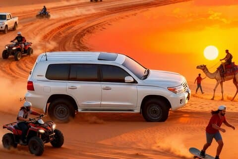 Doha Premium Half Day Desert Safari Camel Ride and Inland Sea