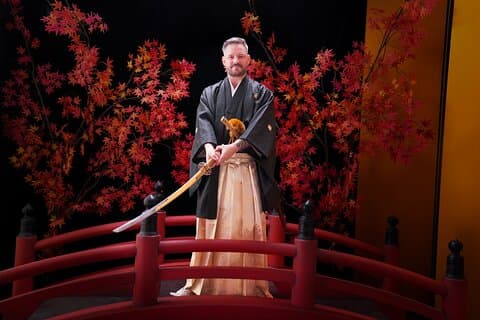 Experiência de fotografia de samurai