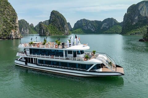 Hyggelig Premium 5-stjernet Halong Bay-dagstur med Expressway Transfer