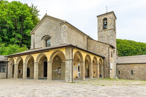 Umbria Sanctuary La Verna with driver