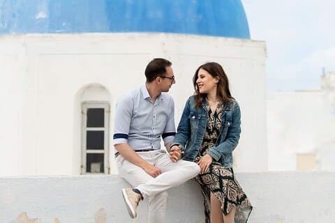 2 dagers Santorini høydepunkter med privat tur og transfer og hotell