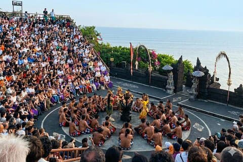 Uluwatu Temple Entrance & Kecak Dance Tickets