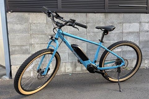 Rental E Bike at Shizuoka Station